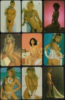 1982-1989 Erotikus kártyanaptárak, 9 db