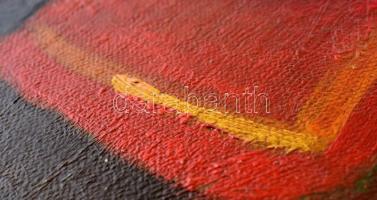 Klie Zoltán (1897-1992): Vágtató szerelmesek. Olaj, vászon, jelzett, restaurált, 50×60 cm