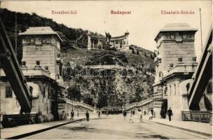 Budapest I. Gellért szobor, Erzsébet híd, villamos