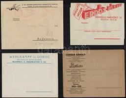 Reklámos fejléces borítékok (Igmándi, Szénásy Béla Levélpapíráruháza, Electrolux, Vaco Papírszipka- ...