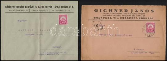 Reklámos fejléces borítékok (Igmándi, Szénásy Béla Levélpapíráruháza, Electrolux, Vaco Papírszipka- ...