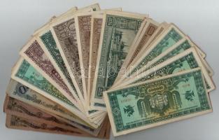 88db-os vegyes magyar pengő bankjegy tétel T:II,III