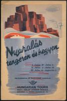 1937 Hol nyaraljunk? - Nyaraljunk itthon! - 4 db nyaralással kapcsolatos szórólap