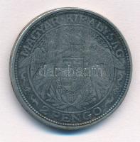 1937. 2P "Madonna" korabeli fém hamisítvány T:2,2-