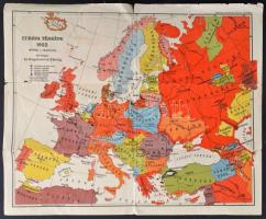 7 db régi külföldi térkép (Autokarte von Österreich, Wanderkarte Baden und Naulengbach, stb.)