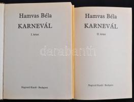 Hamvas Béla: Karnevál I-II. Bp., 1985, Magvető. Kiadói egészvászon kötés, papír védőborítóval, jó ál...