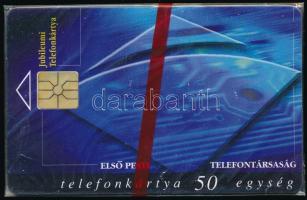 1997 Első Pesti Telefontársaság használatlan telefonkártya, bontatlan csomagolásban. Csak 2500 db! / Unused phone card
