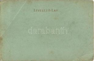 Szeged, Széchenyi tér, Közúti híd, Városháza. Kiadja Traub B. és Társa Art Nouveau, floral (EB)