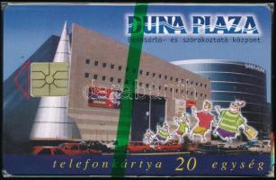 1997 Duna Plaza használatlan telefonkártya, bontatlan csomagolásban. Csak 2500 db! / Unused phone card