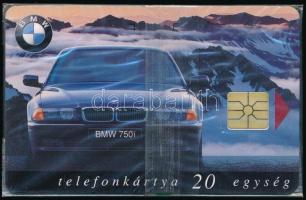 1997 BMW 750i használatlan telefonkártya, bontatlan csomagolásban. Csak 2500 db! / Unused phone card