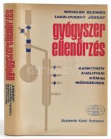 Schulek Elemér - Laszlovszky József: Gyógyszerellenőrzés. Kvantitatív analitikai módszerek kémiai módszerek. Bp., 1969, Akadémiai. Vászonkötésben, papír védőborítóval, jó állapotban.