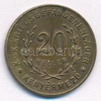 Kenyérmező / Hadifogolytábor 1915. 20f Cu T:2