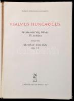 Kodály Zoltán: Psalmus Hungaricus. Bp., 1977, Zeneműkiadó. Kass János rajzaival. Kiadói egészvászon ...