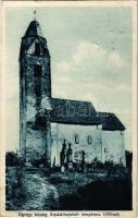 Egregy (Hévíz), Árpád korabeli templom 1090-ből. Fekete Manó kiadása (EK)