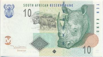Dél-Afrika 1999. 10R T:I  South Africa 1999. 10 Rand C:UNC  Krause 123.b