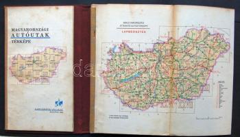 1956 Magyarországi autóutak térképe