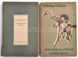 Kittenberger Kálmán: Afrikai vadászkönyv + Vadászkalandok Afrikában (2x) + A Kilimandzsárótól Nagyma...