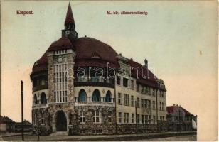 1913 Budapest XIX. Kispest, M. kir. Államrendőrség. Kiadja Darvas és Társa (EK)