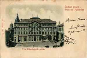 1899 Pécs, Fünfkirchen; Takarékpénztár palotája (fa)