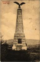 1910 Fehéregyháza, Albesti; Segesvári csata honvéd emlékműve, Petőfi sírja. Teutsch Frigyes kiadása / 1848-49 Heroes' monument of the Sighisoara Battle, obelisk