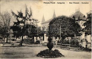 1913 Pöstyén-fürdő, Kúpele Piestany; gyógyház. Laufer Nándor kiadása / Kursalon / spa sanatorium (EK)