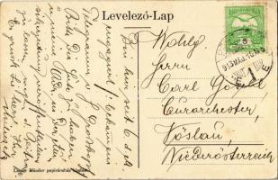 1913 Pöstyén-fürdő, Kúpele Piestany; gyógyház. Laufer Nándor kiadása / Kursalon / spa sanatorium (EK...