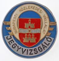 ~1970-1980. BKV Jegyvizsgáló fém jelvény (44mm) T:2