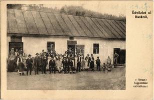 1922 Újhuta (Bükkszentkereszt, Miskolc mellett), Hangya Fogyasztási Szövetkezet üzlete (EK)