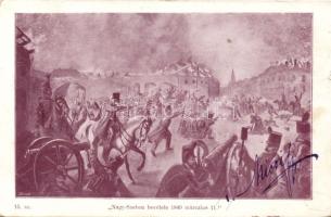 The battle of Nagyszeben 1849