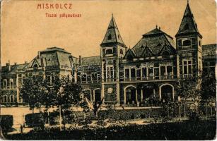 1907 Miskolc, Tiszai pályaudvar, Vasútállomás. W. L. 1057 b. (EK)