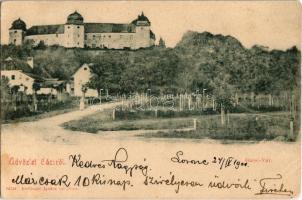 1901 Gács, Halic; Halicsky zámok / vár, várkastély. Kiadja Redlinger Ignác / castle