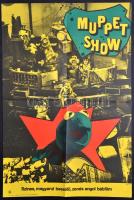 1981 Muppet show ofszet film plakát, hajtogatva, jó állapotban, 38x57 cm