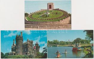 100 db MODERN Kanadai városképes lap / 100 modern Canadian town-view postcards