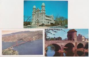 100 db MODERN amerikai városképes lap / 100 modern American (USA) town-view postcards
