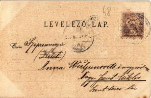 1900 Temesvár, Timisoara; Józsefvárosi zárda és templom. Kiadja Kossak József udvari fényképész / Kl...