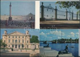 100 db MODERN díjjegyes szovjet városképes lap, főleg Moszkva és Leningrad / 100 modern Soviet town-view postcards, mostly Moscow and Leningrad