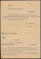 1870-1940 3 db kárpátaljai okmány