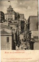 1901 Constantinople, Istanbul; Yuksek Kaldirim / street view (r)