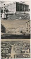 Dunaújváros, Dunapentele, Sztálinváros - 6 db modern városképes lap / 6 modern town-view postcards