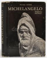 Irving Stone: Michelangelo. Regényes életrajz. Bp.,1970, Gondolat. Harmadik kiadás. Kiadói egészvászon-kötés, kiadói szakadozott papír védőborítóban.