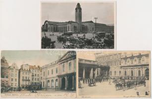 47 db RÉGI külföldi városképes lap: északi államok, Hollandia, Belgium, Dánia / 47 pre-1945 European...