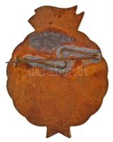 ~1970-1980. "Kohászat Kiváló Dolgozója" zománcozott fém jelvény (34x44mm) T:2 kis zománchi...