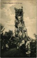 1934 Karancs-hegytető, kilátó torony. Kosa Joachim kiadása