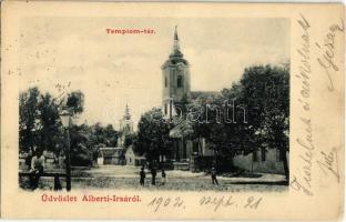 1902 Abertirsa, Albert-Irsa; Templom tér (EK)