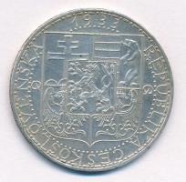Csehszlovákia 1933. 20K Ag "Ipar, mezőgazdaság, üzlet" T:1-
Czechoslovakia 1933. 20 Korun...