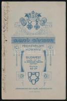 cca 1900 A vágújhelyi jegyző és héber tudós (Hermann Bergler / Hirsch Leó), keményhátú fotó, hátolda...