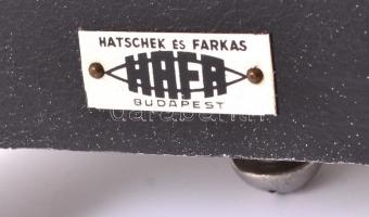 Hatschek és Farkas diavetítőgép, átalakított kábellel, működik, m: 21 cm