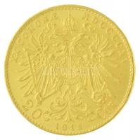 Ausztria 1915. Dukát Au "Ferenc József" (3,49g/0.986) T:1,1- Austria 1915. Ducat Au "...