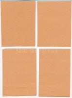 Eger ~1940. "Állami Kenyérváltójegy" 4db jegy, "Eger" bélyegzéssel T:I-,II