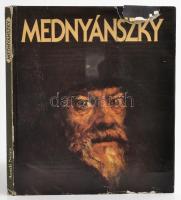 Mednyánszky. A bevezető tanulmányt írta: Aradi Nóra. Bp., 1983, Corvina. Kiadói egészvászon-kötés, kiadói papír védőborítóban, foltos egészvászon borítóval, szakadt, kopott, foltos papírborítóval, dohos.